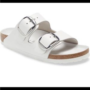 COPY - Birkenstock Arizona Big buckle white sandals 37